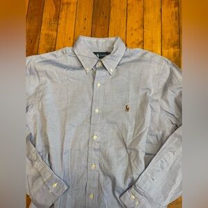 Ralph Lauren Men's Light Blue Button Down Shirt